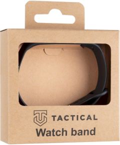 Tactical 513 Silicone Band Viedpulksteņu siksniņa priekš Xiaomi Mi Band 3/4 / melns Smart-Watch aksesuāri