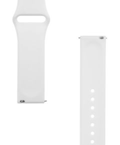 Tactical 436 Silicone Band Viedpulksteņu siksniņa 20mm / balta Smart-Watch aksesuāri