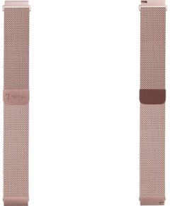 Tactical 634 Loop Magnetic Stainless Steel Band Viedpulksteņu siksniņa priekš 20mm / rozā Smart-Watch aksesuāri