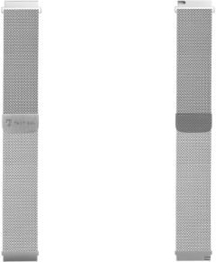 Tactical 699 Loop Magnetic Stainless Steel Band Pulksteņa siksniņa priekš pulksteņiem 22mm / sudraba Smart-Watch aksesuāri