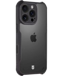 Tactical Quantum Stealth Cover Aizsargapvalks priekš Apple iPhone 16 Pro / caurspīdīgs/melns Neoriģinālie Maciņi