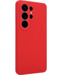 Tactical Velvet Smoothie Cover Aizsargapvalks priekš Samsung Galaxy S26 Ultra / sarkans Neoriģinālie Maciņi