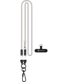 Tactical Wire Snake USB-C Ремешок на шею для телефонов 1.2m / белый Дата USB-кабели