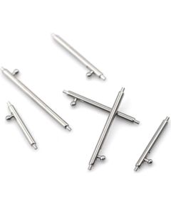 Tactical Watch Pin Штифты для часов из нержавеющей стали 22mm 2шт / серебристый Smart pūlksteņu aksesuāri