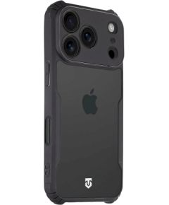 Tactical Quantum Stealth Cover Aizsargapvalks priekš Apple iPhone 17 Pro / caurspīdīgs/melns Neoriģinālie Maciņi
