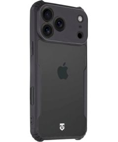 Tactical Quantum Stealth Cover Aizsargapvalks priekš Apple iPhone 17 Pro Max / caurspīdīgs/melns Neoriģinālie Maciņi