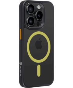 Tactical MagForce Hyperstealth 2.0 Aizsargapvalks priekš iPhone 15 Pro / melns/dzeltens Neoriģinālie Maciņi