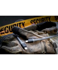 Tactical Fat Man Cable USB-C/Lightning Кабель 1m / серый Дата USB-кабели