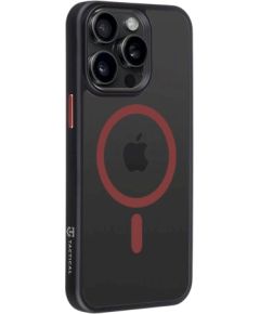 Tactical MagForce Hyperstealth 2.0 Aizsargapvalks priekš iPhone 15 Pro Max / melns/sarkans Neoriģinālie Maciņi