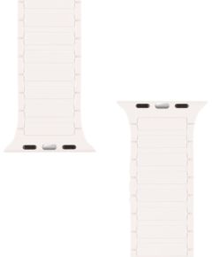 Tactical MagBand Viedpulksteņu siksniņa priekš Apple Watch 42/44/45/46/49 / balts Smart-Watch aksesuāri