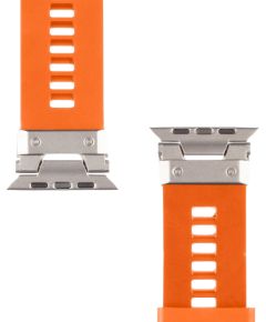 Tactical Tough Band Viedpulksteņu siksniņa priekš Apple Watch Ultra / oranža Smart-Watch aksesuāri