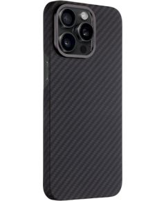 Tactical MagForce Aramid Cover Aizsargapvalks priekš Apple iPhone 15 Pro Max / melns Neoriģinālie Maciņi