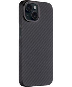 Tactical MagForce Aramid Cover Aizsargapvalks priekš Apple iPhone 15 / melns Neoriģinālie Maciņi