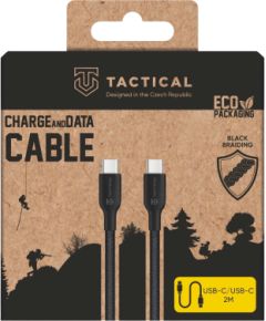 Tactical Stitch Thread USB-C/USB-C Кабель 2m / чёрный Дата USB-кабели