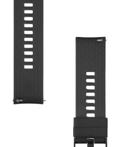 Tactical Quick Release Silicone Band Ремешок для часов 22mm / чёрный Smart pūlksteņu aksesuāri