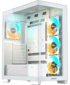 GIGABYTE C500 Panoramic Stealth Ice, Tower Case (White, Tempered Glass x 2) Корпуса