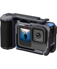 StreetGrip Telesin GoPro Hero 9-13 kit with cage Sporta kameru aksesuāri
