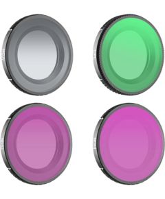 Set of 4 Sunnylife MCUV + CPL + ND32 + ND64 filters for Osmo Nano Aksesuāri sporta kamerām