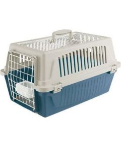 Ferplast Atlas 20 Open - transporter z otwieranym sufitem beżowo-niebieski Сумки для перевозки собак и кошек