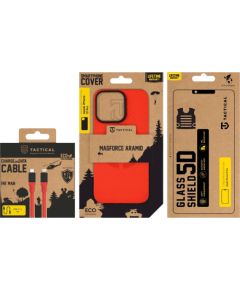 Tactical Red Limited Edition Combo Aksesuāru komplekts priekš Apple iPhone 13 Pro / sarkans Neoriģinālie Maciņi
