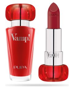 Pupa Vamp! Paraben-Free Volume Cream Lipstick 301 Intense Red 3.5 g *Tester Помады, блески, бальзамы