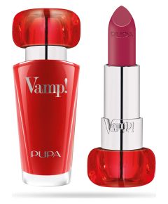 Pupa Vamp! Paraben-Free Volume Cream Lipstick 201 Black Cherry 3.5 g Помады, блески, бальзамы