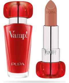 Pupa Vamp! Paraben-Free Volume Cream Lipstick 105 Light Chestnut 3.5 g Lūpu krāsas, spīdumi, balzāmi