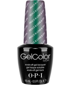 Opi Gel Color Semi-Permanent Nail Polish GC F56 Peace & Love & Opi 15ml Nagu lakas