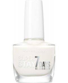 Maybelline Super Stay 7 Days Colour Corrector Nail Polish 071 Pur White 10ml Nagu lakas