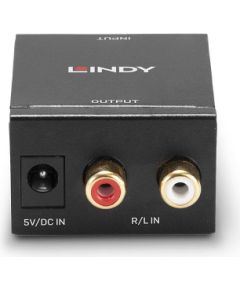 I/O CONVERTER PHONO TO TOSLINK/70309 LINDY Сетевые кабели, провода