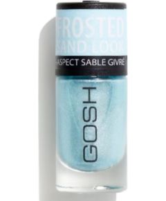 Gosh Glittery Matt Finish Nail Polish 06 Frosted Soft Blue 8ml Nagu lakas