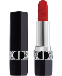 Christian Dior Dior Rouge Satin Matte Cream Lipstick Iconic Red 3.5 g Lūpu krāsas, spīdumi, balzāmi