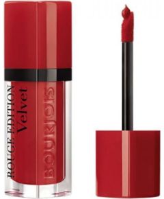 Bourjois Rouge Edition Velvet Dimethicone Matte Liquid Lipstick 01 Personne Ne Rouge 7.7ml Lūpu krāsas, spīdumi, balzāmi