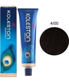 Wella Professionals Koleston Perfect Permanent Hair Dye 4/00 Medium Chestnut Intense Natural 60ml Matu kopšana
