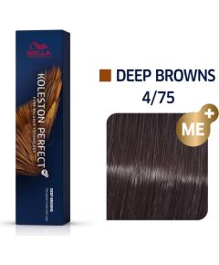 Wella Professionals Koleston Perfect Me+ Permanent Hair Dye 4/75 Medium Brown Mahogany Brown 60ml Уход за волосами
