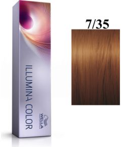 Wella Professionals Illumina Color Permanent Hair Dye 7/35 Medium Gold Mahogany Blonde 60ml Уход за волосами