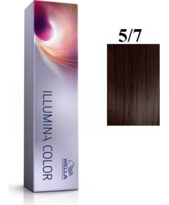 Wella Professionals Illumina Color Permanent Hair Dye 5/7 Light Chestnut Brown 60ml Уход за волосами