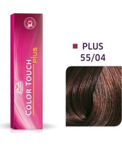 Wella Professionals Color Touch Plus Ammonia-Free Semi-Permanent Hair Dye 55/04 Intense Light Natural Red Brown 60ml Уход за волосами