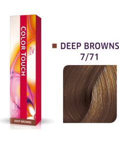 Wella Professionals Color Touch Ammonia-Free Semi-Permanent Hair Dye 7/71 Medium Blonde Ash Chestnut 60ml Matu kopšana
