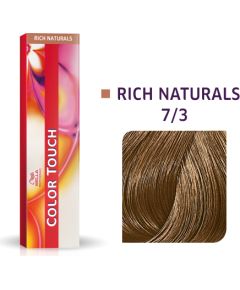 Wella Professionals Color Touch Ammonia-Free Semi-Permanent Hair Dye 7/3 Medium Blonde Chestnut Pearl 60ml Matu kopšana