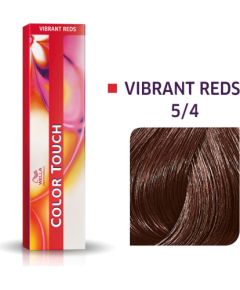 Wella Professionals Color Touch Ammonia-Free Semi-Permanent Hair Dye 5/4 Light Brown Red 60ml Matu kopšana