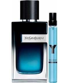 Set Yves Saint Laurent: Y Eau De Parfum For Men 100ml + Y Eau De Parfum For Men 10ml Dāvanu komplekti