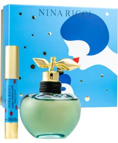 Set Nina Ricci: Luna Eau De Toilette For Women 80ml + Jumbo Matte Cream Lipstick Fuchsia 2.5 g Dāvanu komplekti