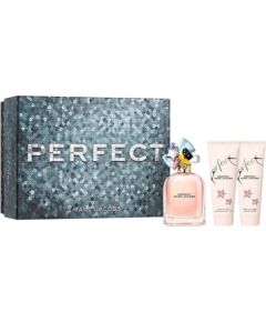 Set Marc Jacobs: Perfect Eau De Parfum For Women 100ml + Perfect Hydrating Body Lotion 75ml + Perfect Hydrate Shower Gel All Skin Types 75ml Dāvanu komplekti