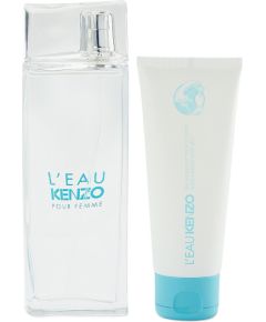 Set Kenzo: L'Eau Eau De Toilette For Women 100ml + L'Eau Hydrating Body Lotion 100ml Парфюмерные наборы