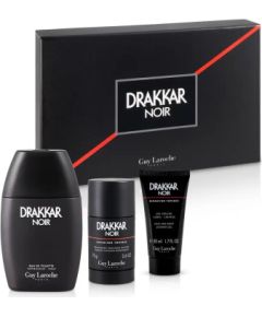 Set Guy Laroche: Drakkar Noir Eau De Toilette For Men 100ml + Drakkar Noir Cleansing Shower Gel For All Skin Types 50ml + Drakkar Noir Anti-Perspirant Deodorant Spray For Men 150ml Парфюмерные наборы