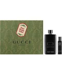 Set Gucci: Guilty Eau De Parfum For Men 90ml + Guilty Eau De Parfum For Men 15ml Dāvanu komplekti