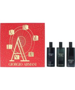 Set Giorgio Armani: Code Parfum For Men Refillable 15ml + Code Eau De Toilette For Men 15ml + Code Eau De Parfum For Men 15ml Парфюмерные наборы