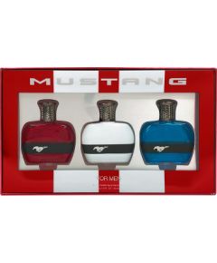 Set Ford: Mustang Blue Eau De Toilette For Men 30ml + Mustang Red Eau De Toilette For Men 30ml + Mustang White Eau De Toilette For Men 30ml Парфюмерные наборы