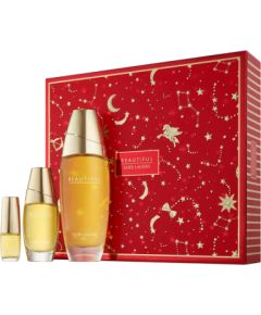 Estée Lauder Set Estee Lauder: Beautiful Eau De Parfum For Women 100ml + Beautiful Eau De Parfum For Women 30ml + Beautiful Eau De Parfum For Women 4.7ml Dāvanu komplekti